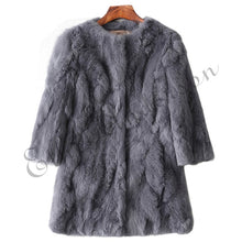 Load image into Gallery viewer, Long Rabbit Fur Jacket