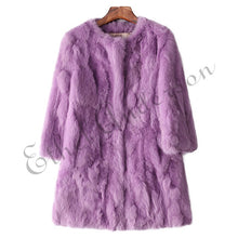 Load image into Gallery viewer, Long Rabbit Fur Jacket