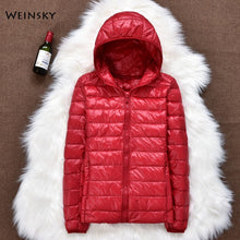 Load image into Gallery viewer, Winter Women Ultralight Thin Jacket