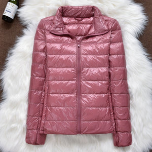 Winter Women Ultralight Thin Jacket