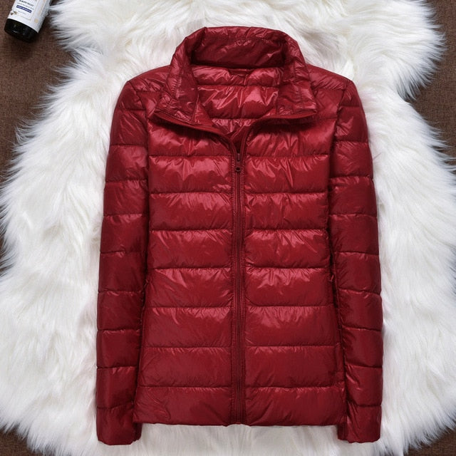 Winter Women Ultralight Thin Jacket