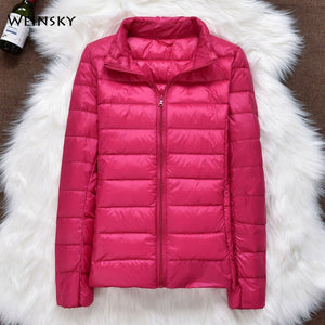 Winter Women Ultralight Thin Jacket